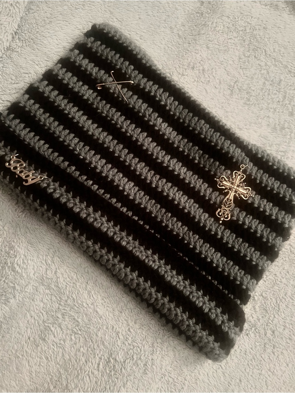 Cat Ear Crochet Style Beanie